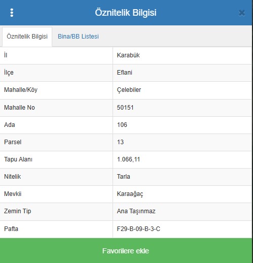 Mustakil tarka tapulu 1069 m2 - KARABÜK EFLANİ fotoğraf 2